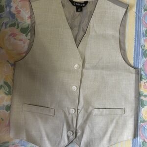 George Men's Beige Suit Vest